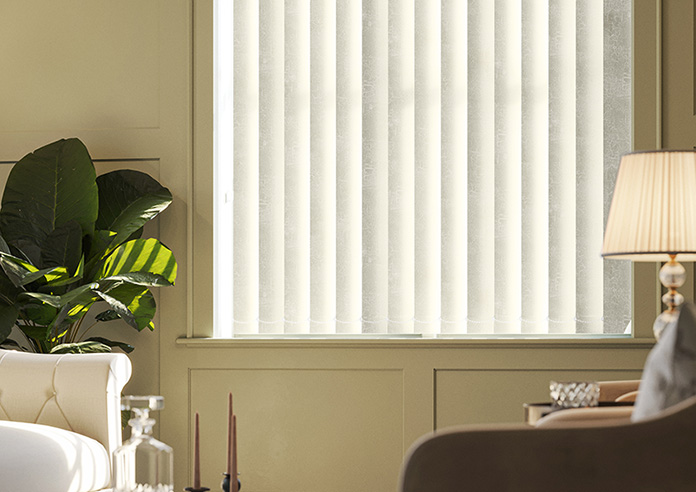 Ajanta (Blackout), Crescent Silver - Vertical Blind - Image 5